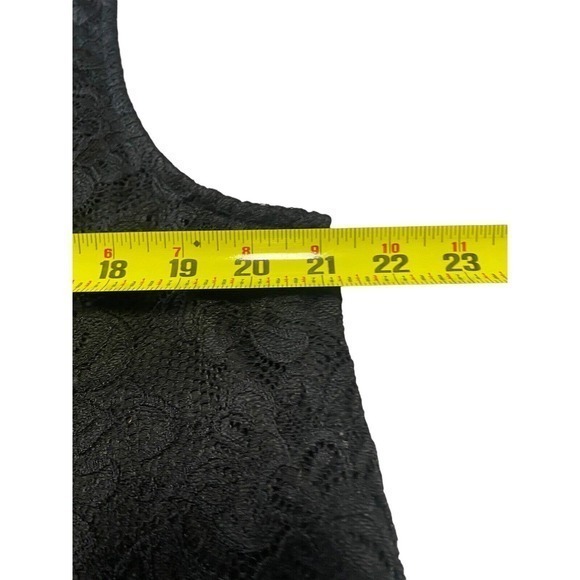 For Love‎ and Liberty Black Floral Lace Overlay Dress Size XXL - Picture 4 of 9
